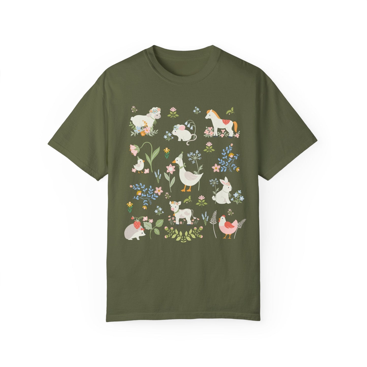 Pastel Farm Animals Shirt