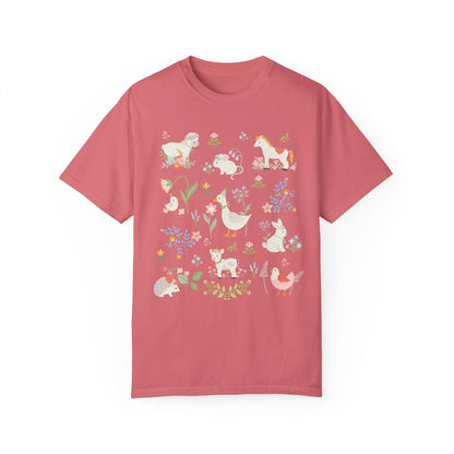 Pastel Farm Animals Shirt