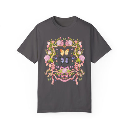 Boho Floral Butterfly Tee