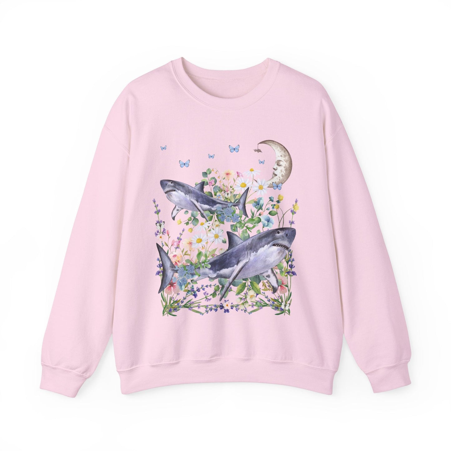 Boho Floral Shark Sweatshirt