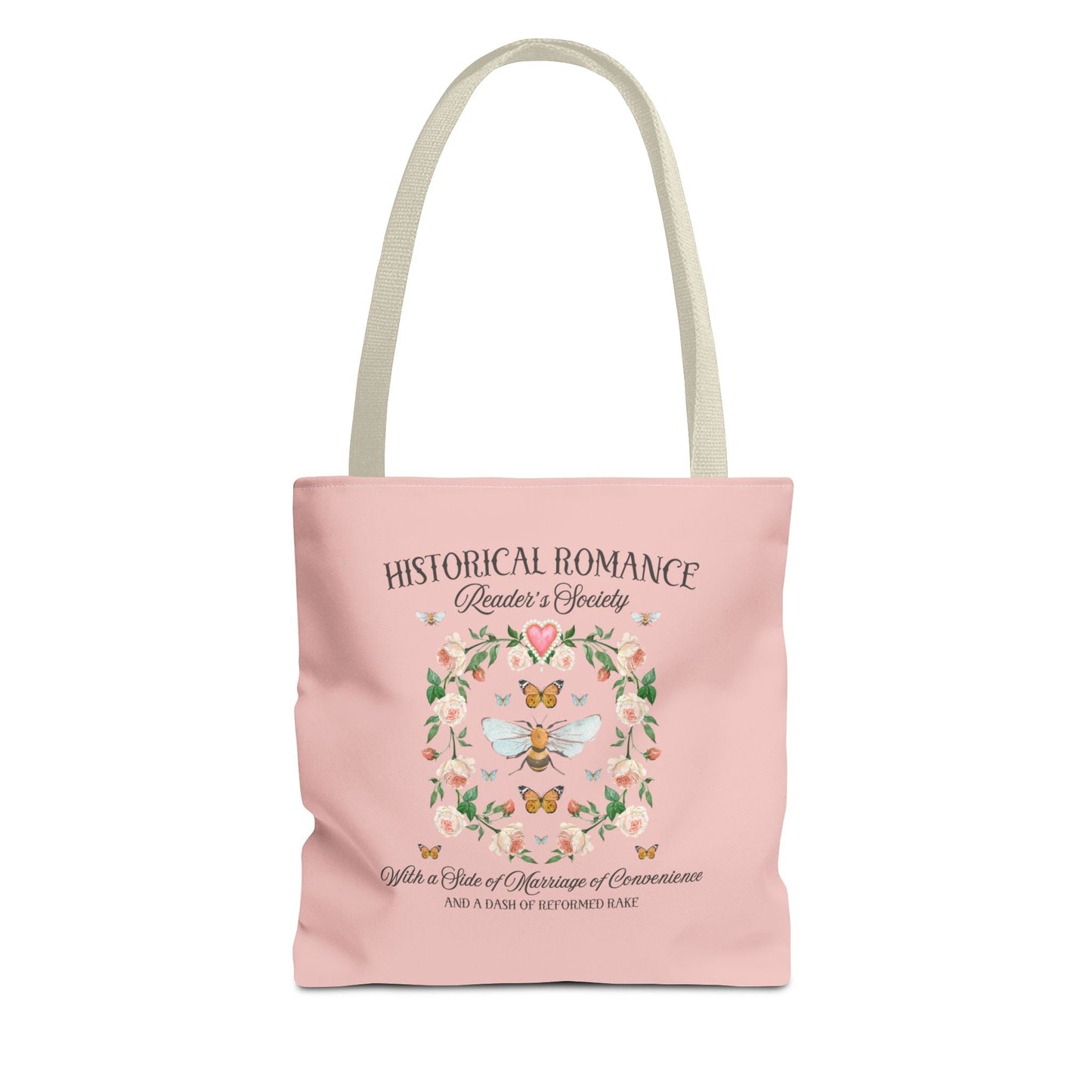 Boho Historical Romance Tote Bag for Romance Reader