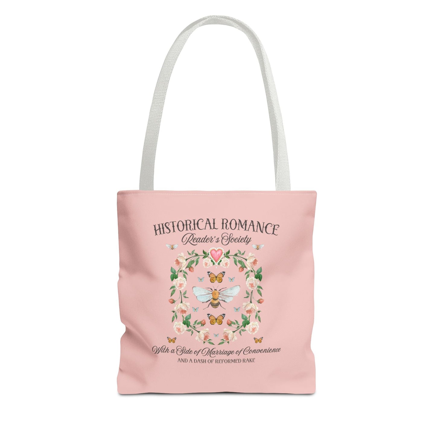 Boho Historical Romance Tote Bag for Romance Reader