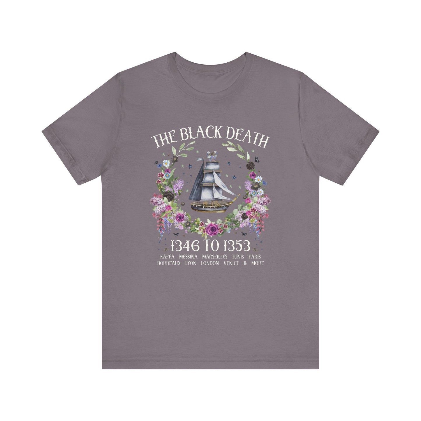 Boho History Black Death Tee Shirt