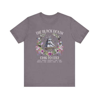 Boho History Black Death Tee Shirt