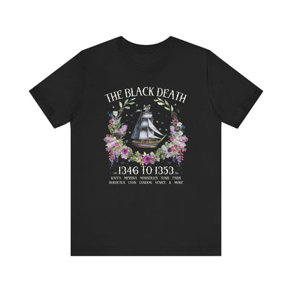 Boho History Black Death Tee Shirt