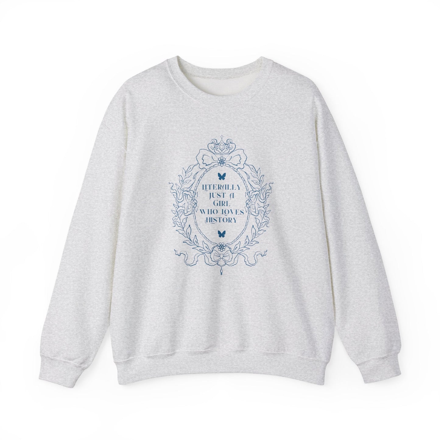 Boho History Lover Sweatshirt with Butterflies
