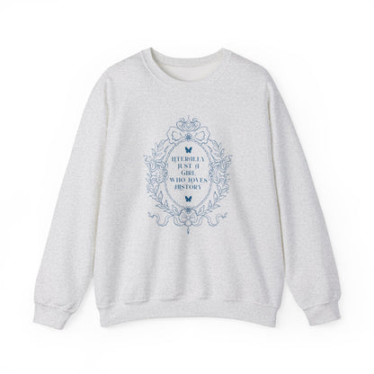 Boho History Lover Sweatshirt with Butterflies