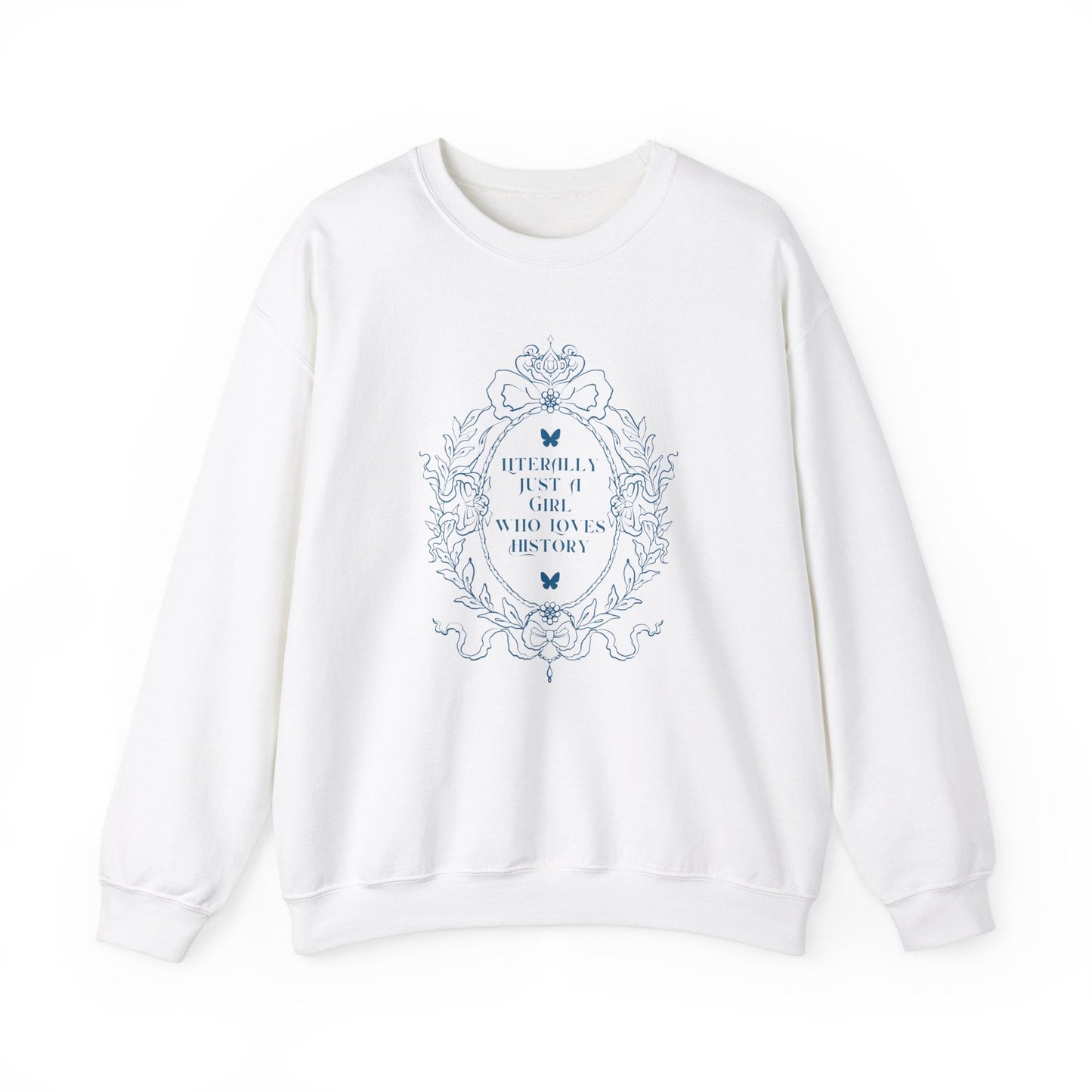 Boho History Lover Sweatshirt with Butterflies