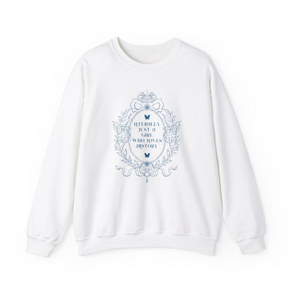 Boho History Lover Sweatshirt with Butterflies