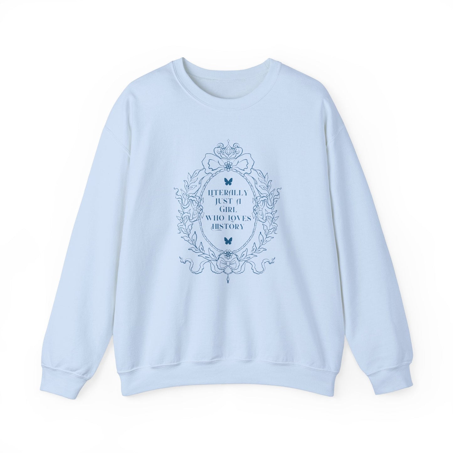 Boho History Lover Sweatshirt with Butterflies