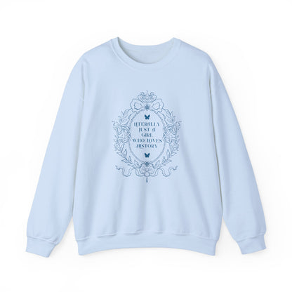 Boho History Lover Sweatshirt with Butterflies