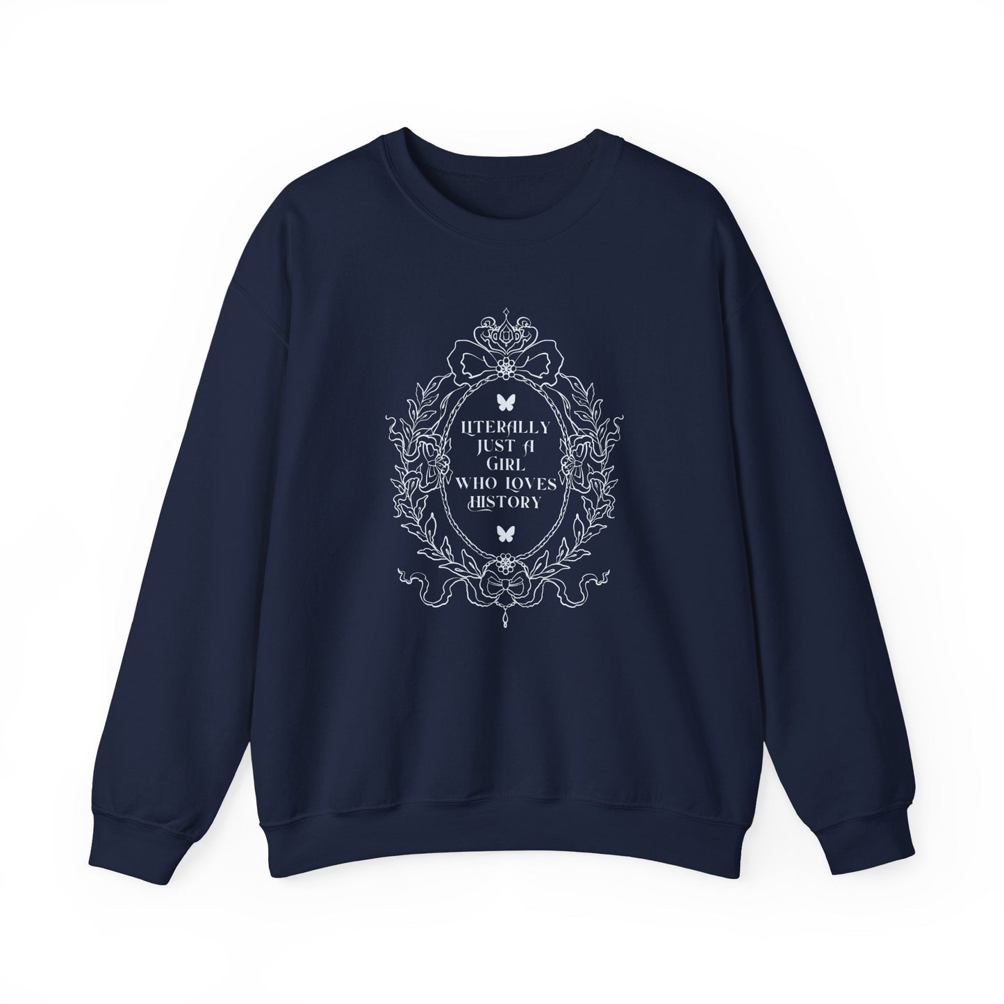 Boho History Lover Sweatshirt with Butterflies