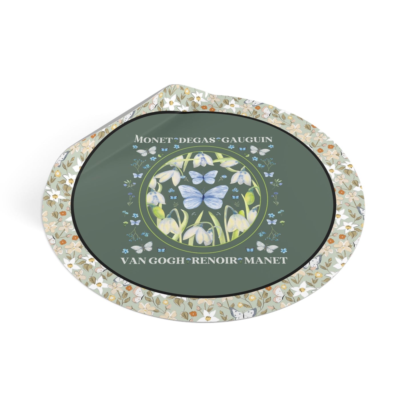 Boho Impressionist Artist Sticker