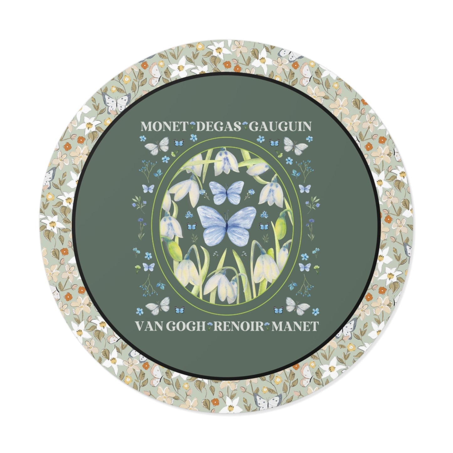 Boho Impressionist Artist Sticker
