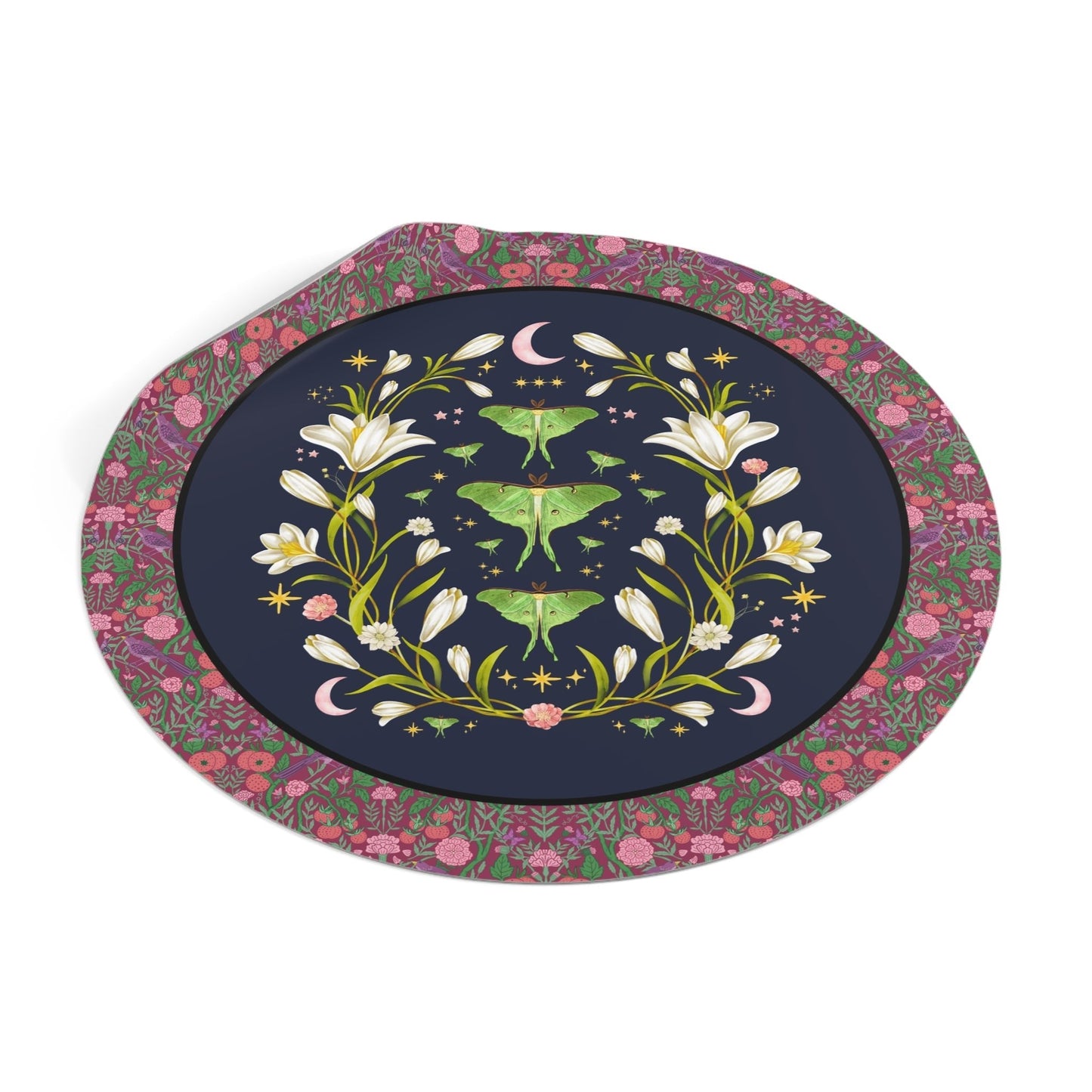 Boho Luna Moth Sticker