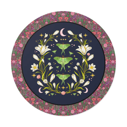 Boho Luna Moth Sticker