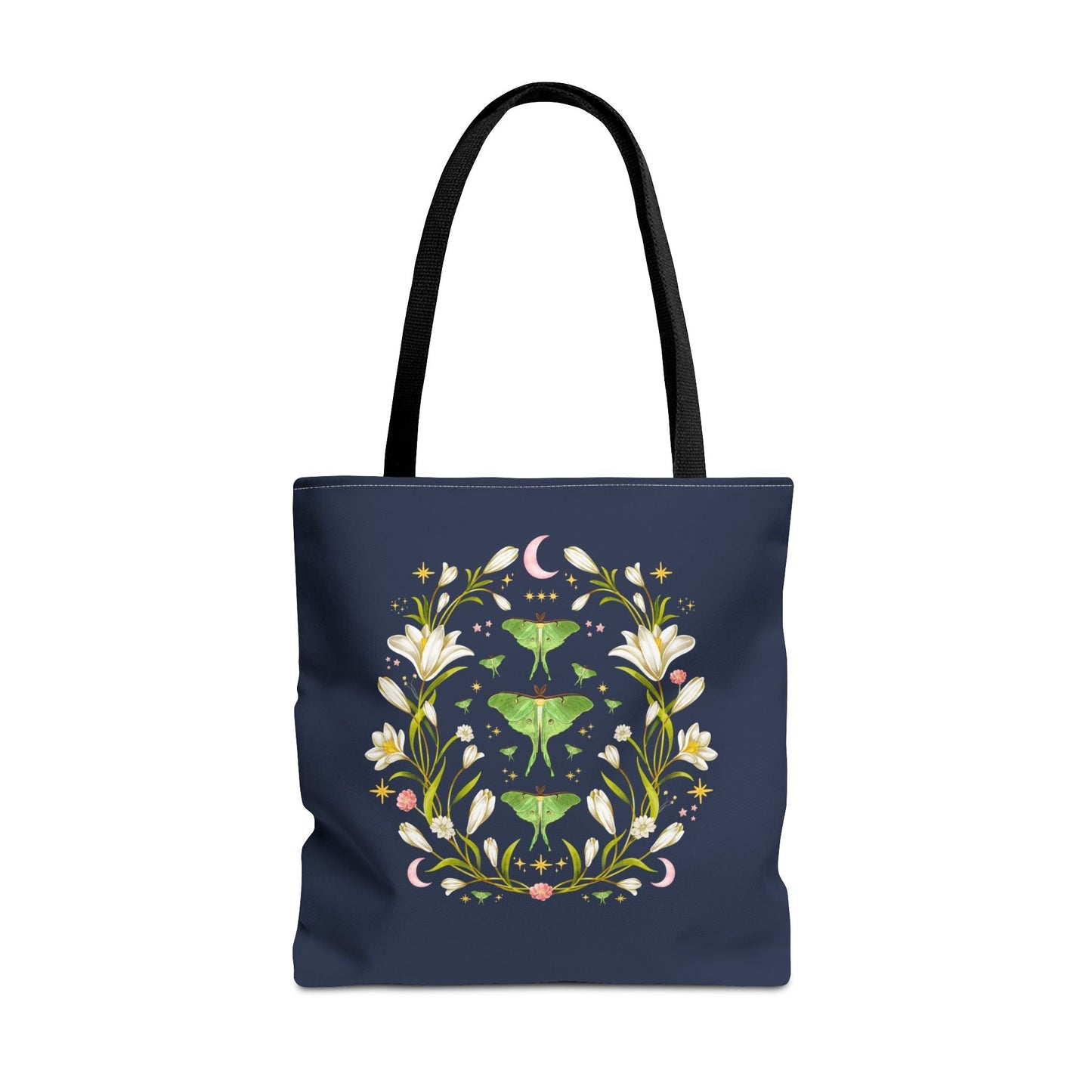 Boho Luna Moth Tote Bag