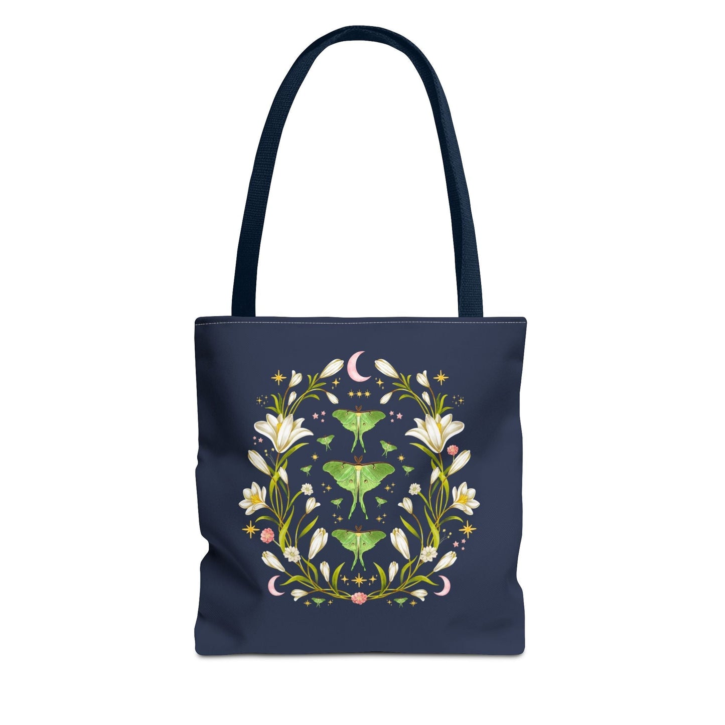 Boho Luna Moth Tote Bag