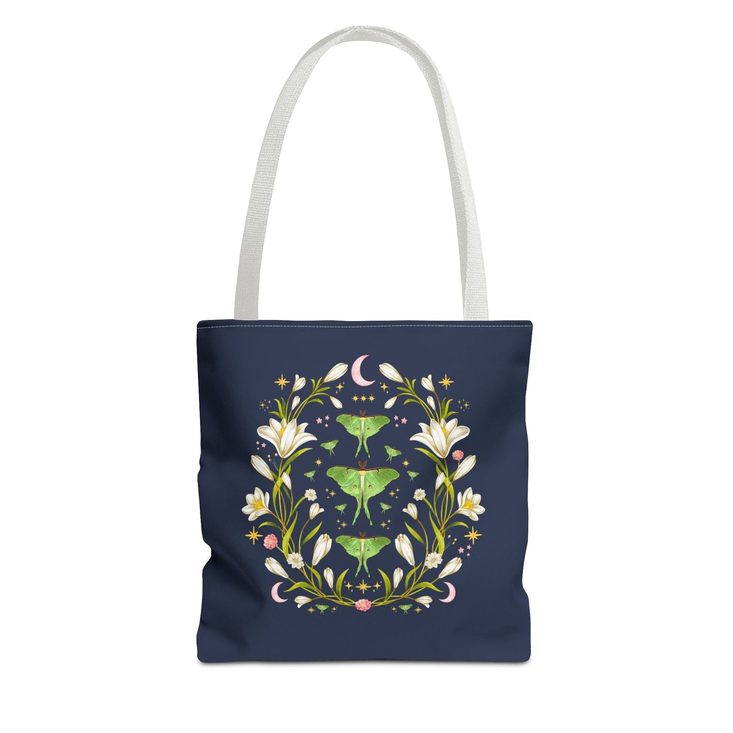 Boho Luna Moth Tote Bag