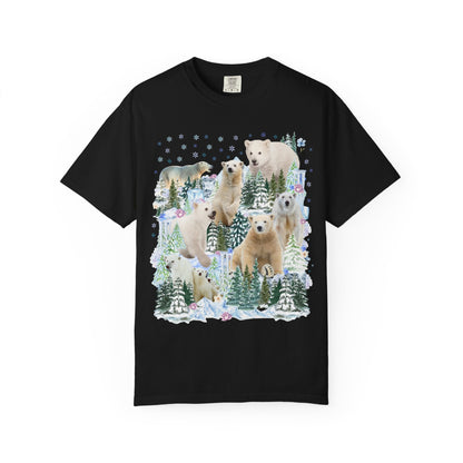 Boho Polar Bear Tee Shirt