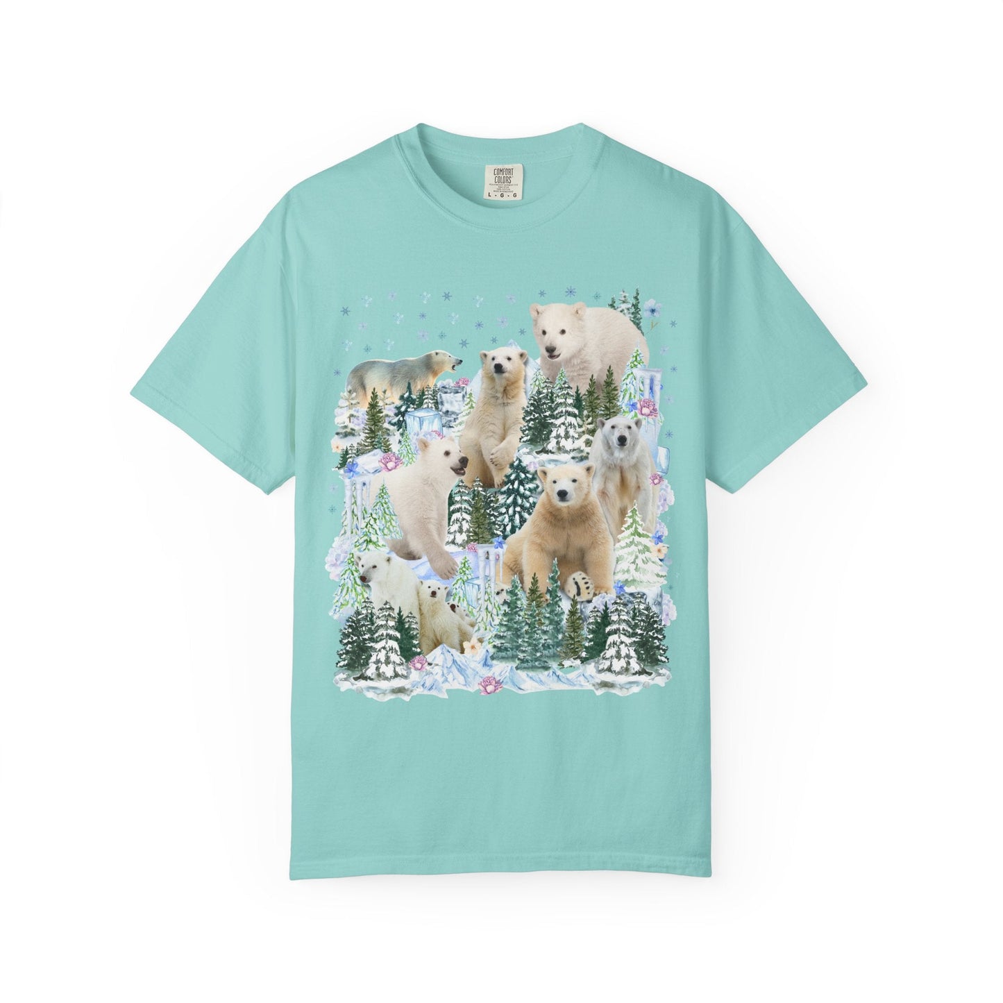 Boho Polar Bear Tee Shirt