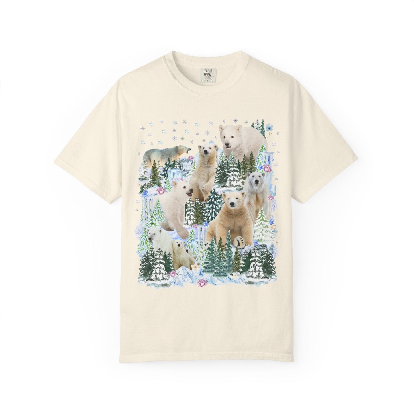 Boho Polar Bear Tee Shirt