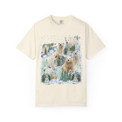 Boho Polar Bear Tee Shirt