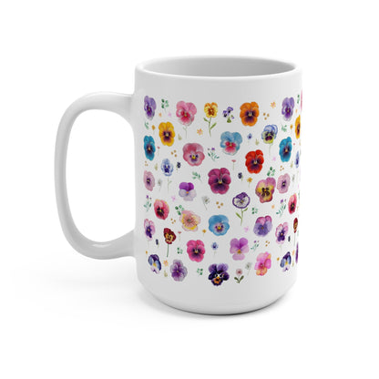 Boho Pressed Flower Mug