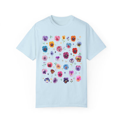 Boho Pressed Flower Tee Shirt