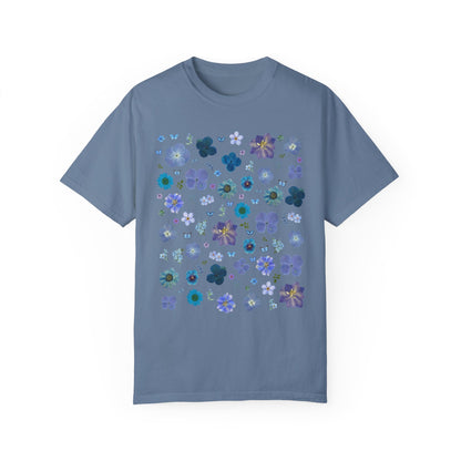 Boho Pressed Flowers Tee