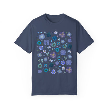 Boho Pressed Flowers Tee