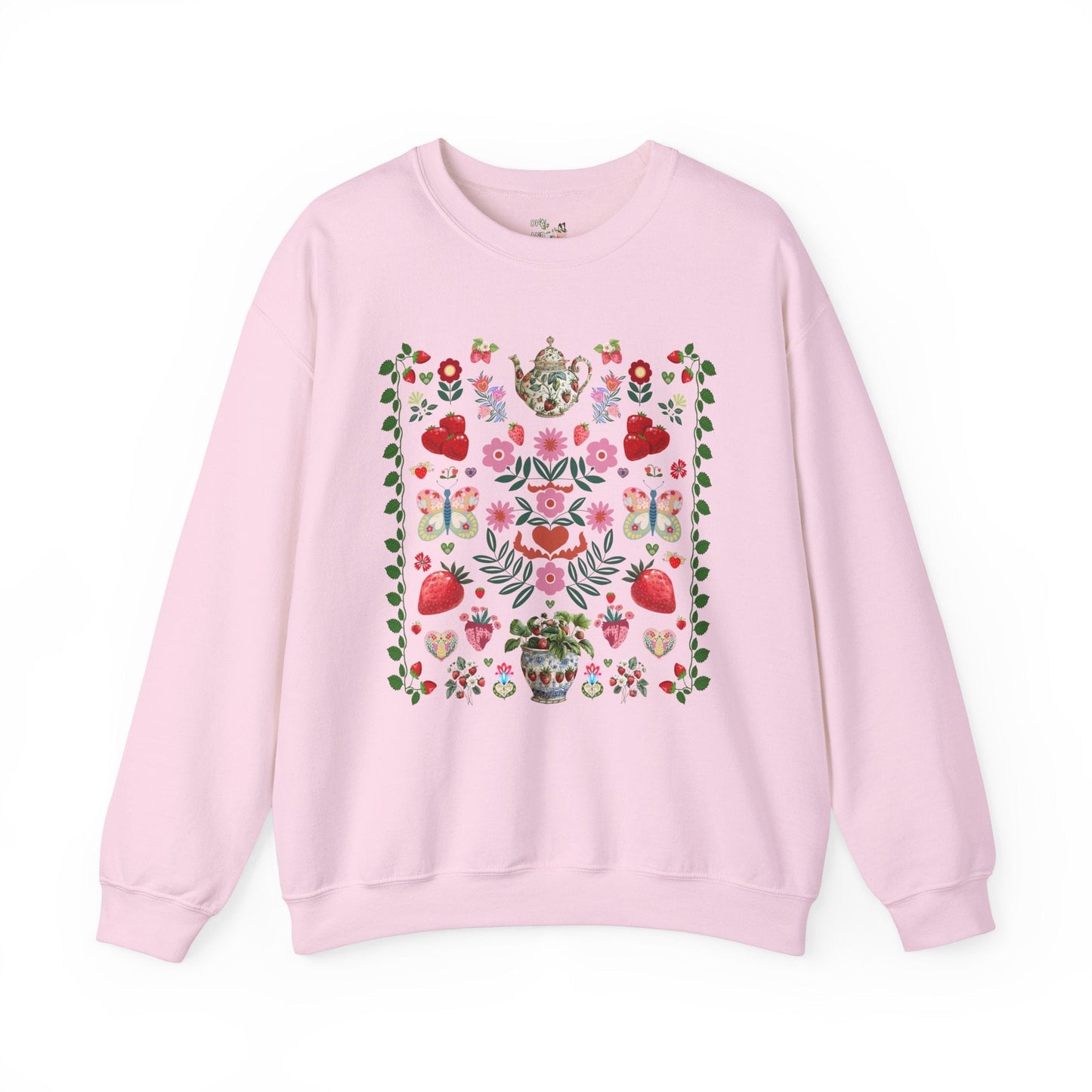 Boho Strawberry Sweatshirt