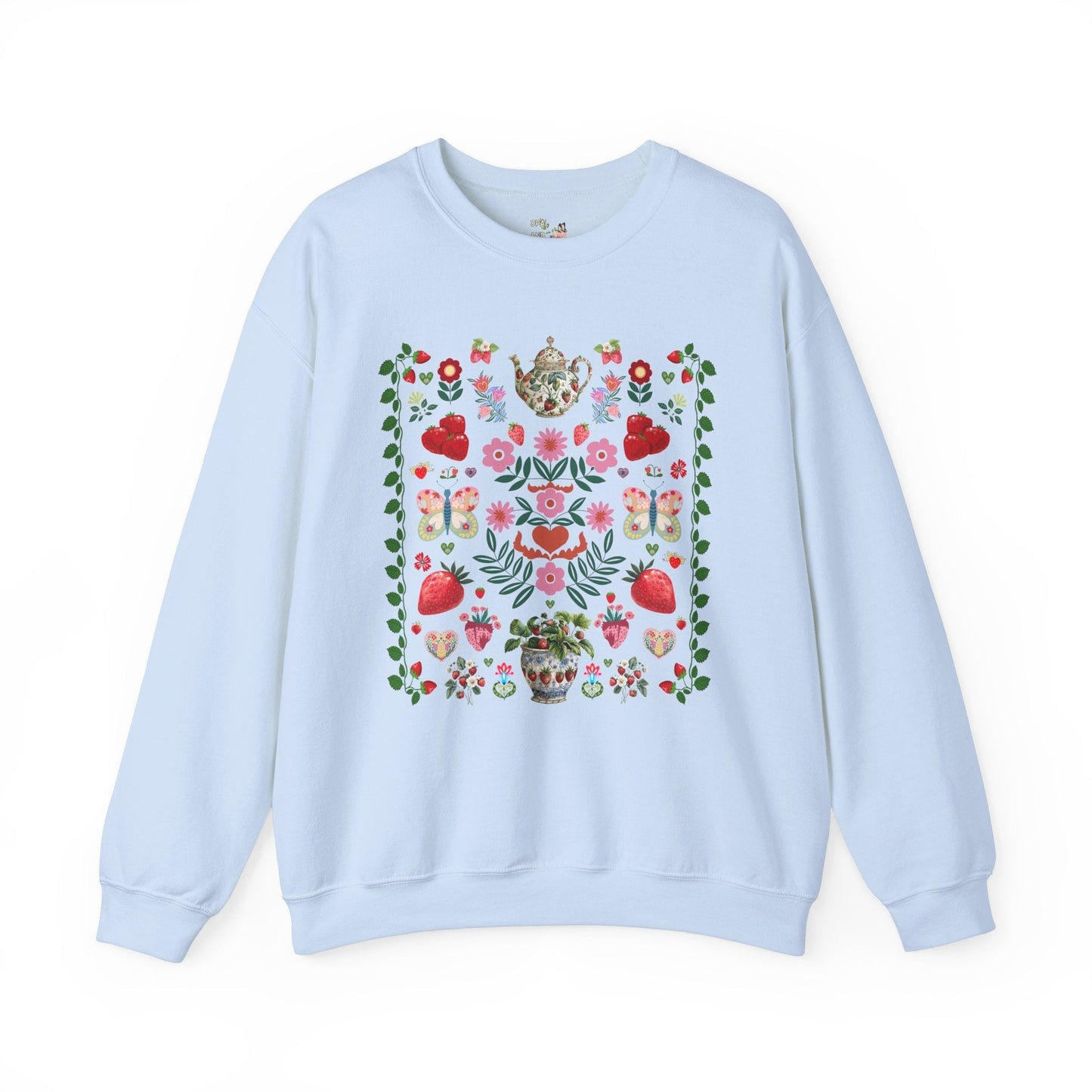 Boho Strawberry Sweatshirt