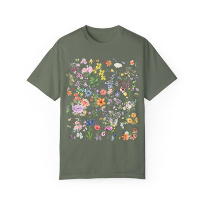 Vintage Pressed Flower Shirt