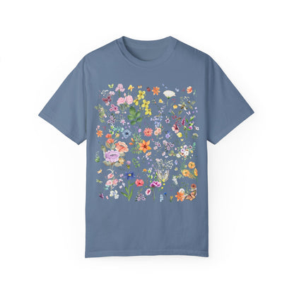 Vintage Pressed Flower Shirt