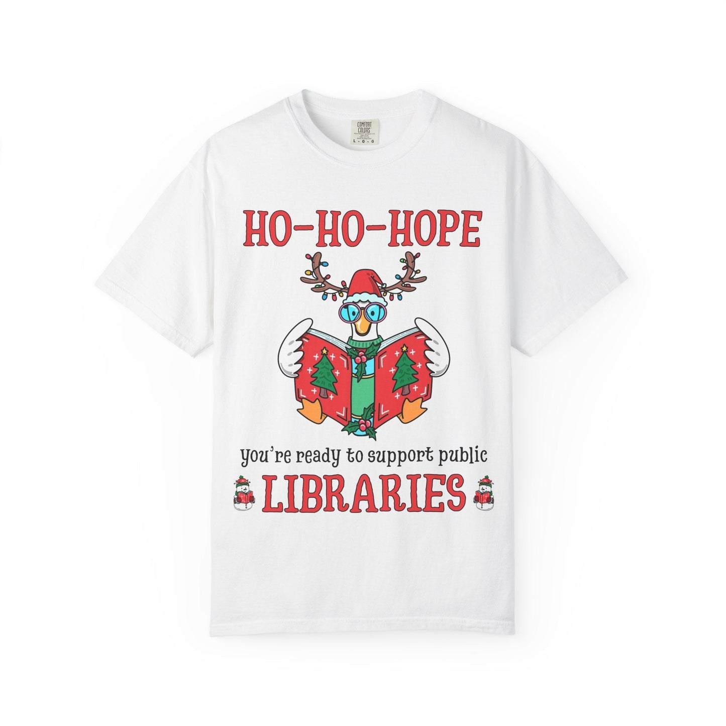 Book Lover Christmas Matching Tee Shirts