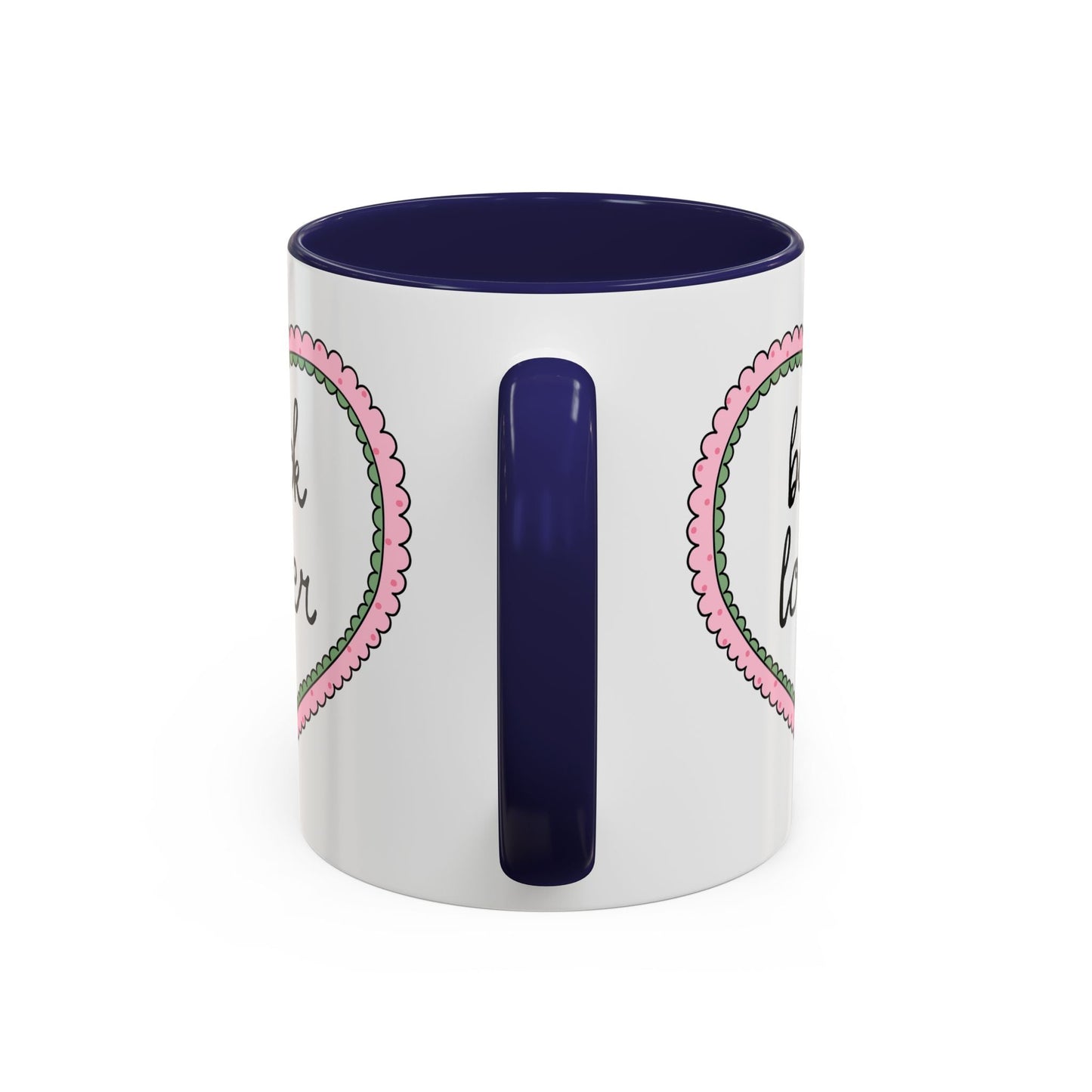 Book Lover Coffee Mug with Heart