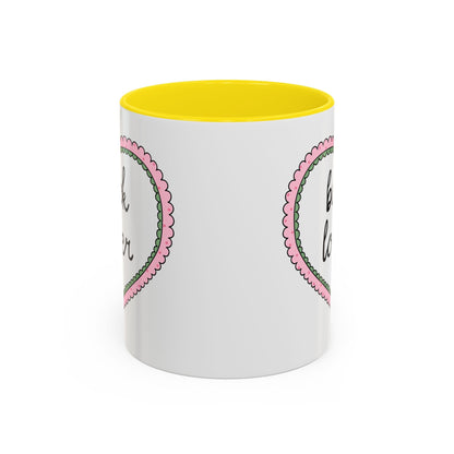 Book Lover Coffee Mug with Heart