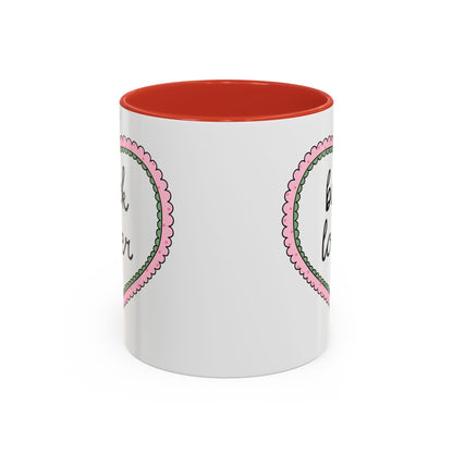 Book Lover Coffee Mug with Heart