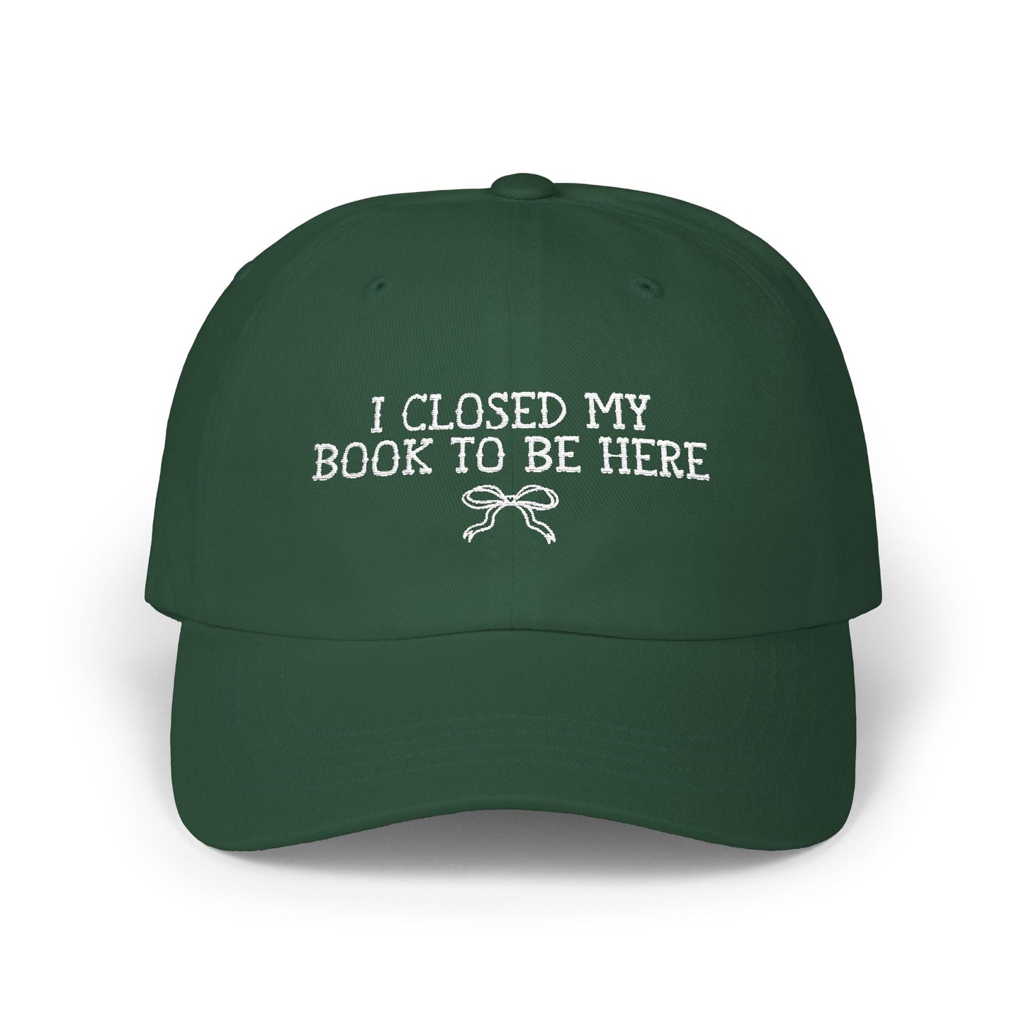 Book Lover Gift Idea: I Closed My Book to Be Here