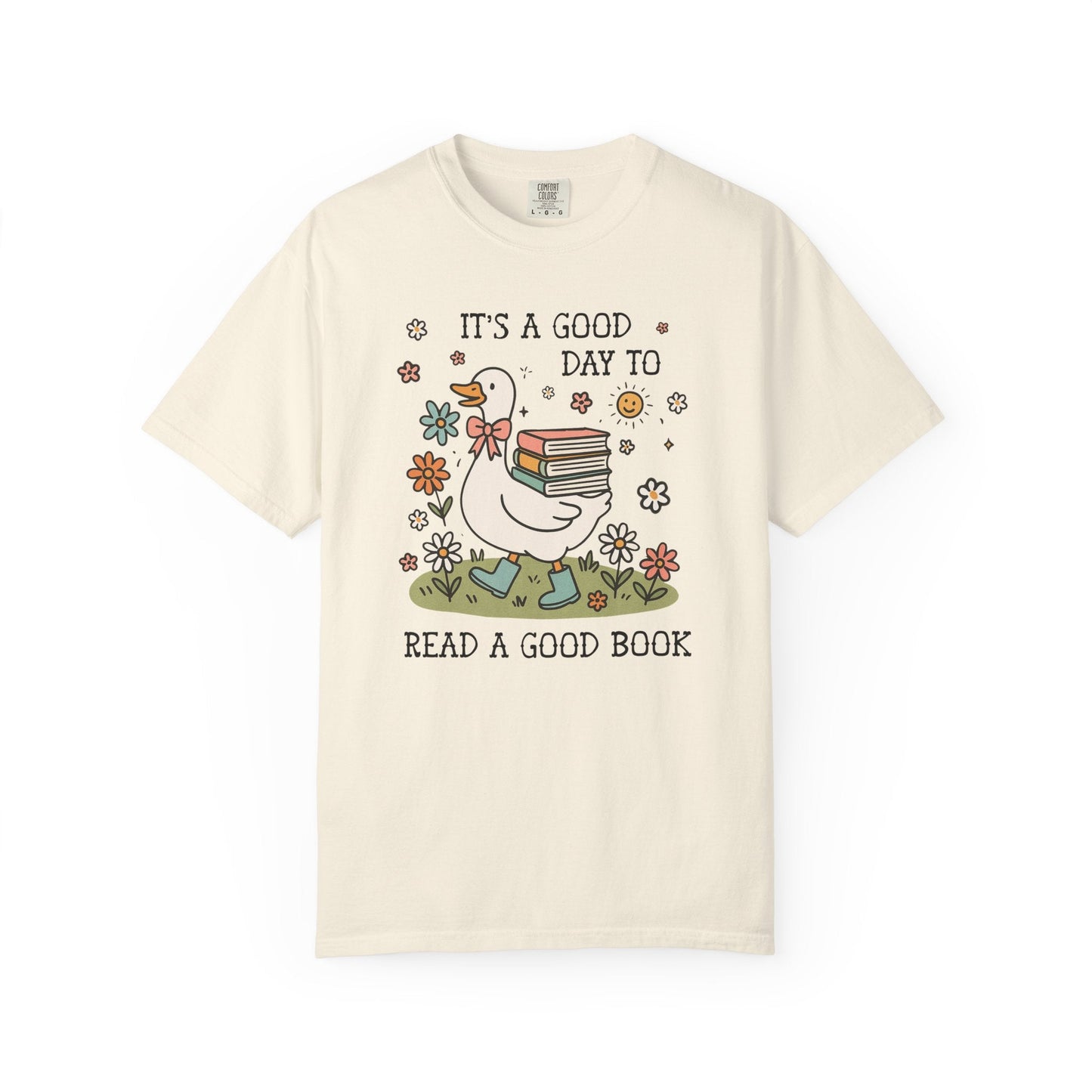 Book Lover Silly Goose Tee