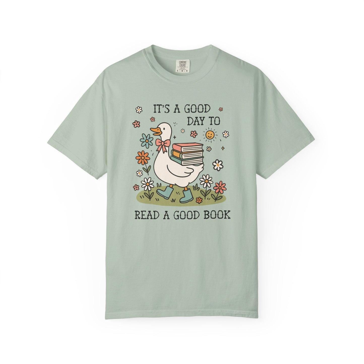 Book Lover Silly Goose Tee