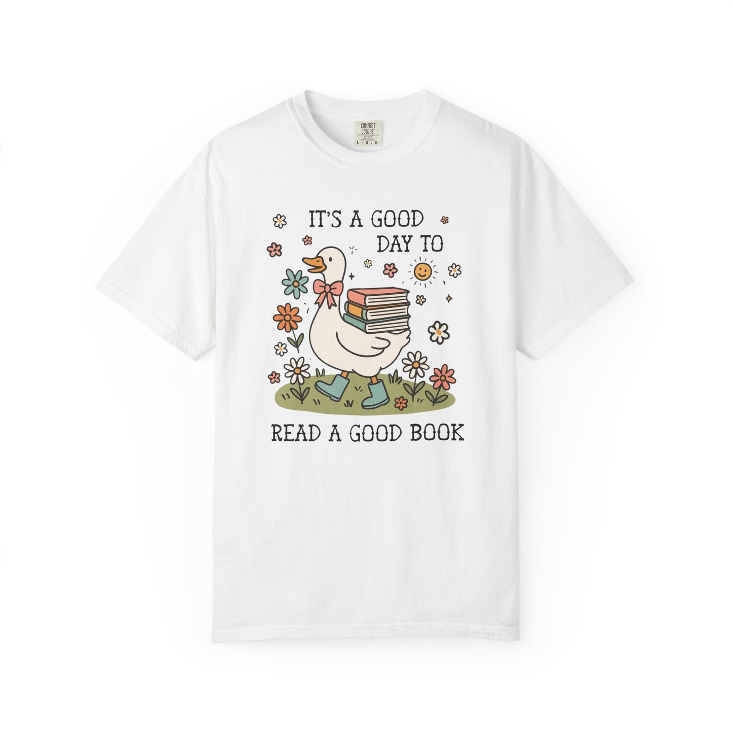 Book Lover Silly Goose Tee