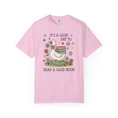 Book Lover Silly Goose Tee