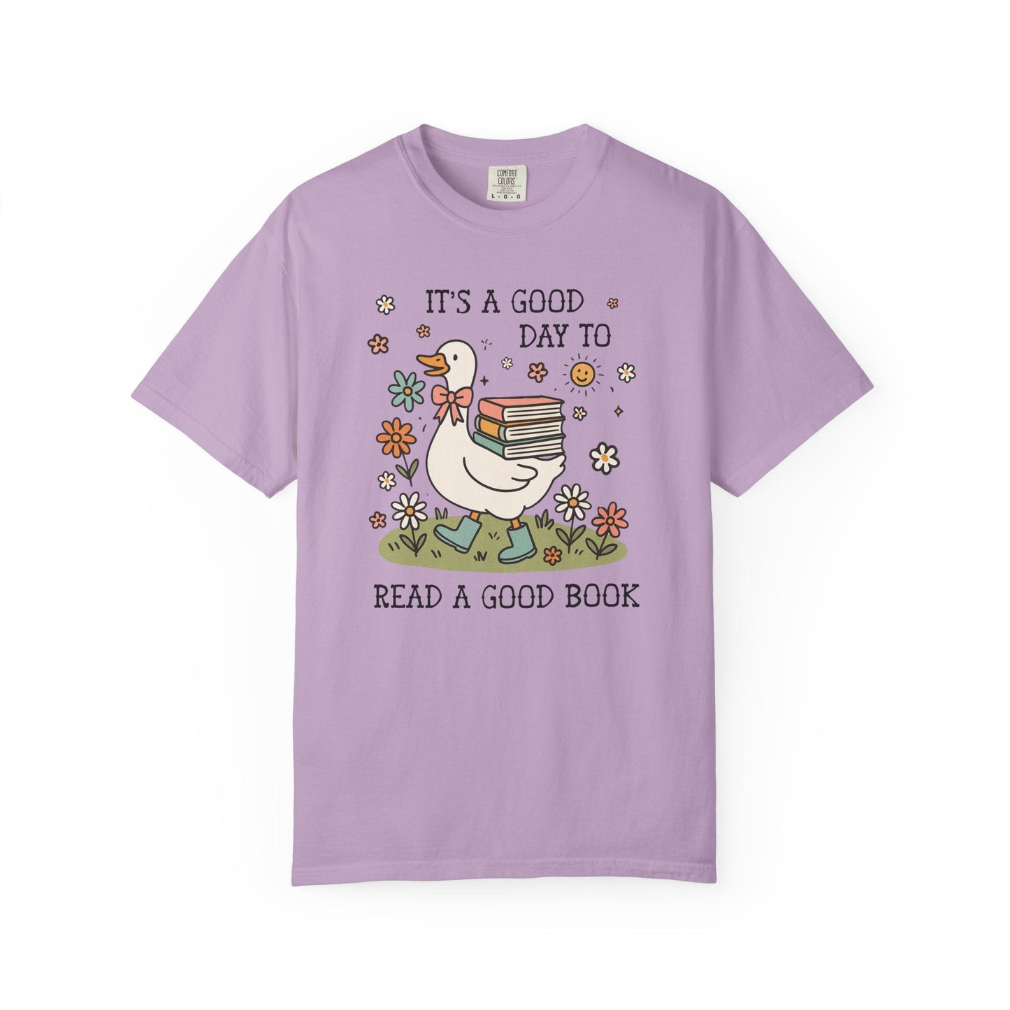 Book Lover Silly Goose Tee