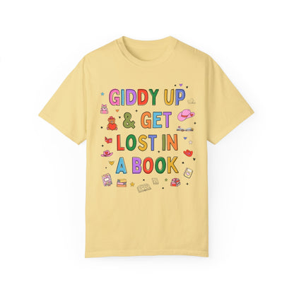 Giddy Up & Get Lost in a Book Tee