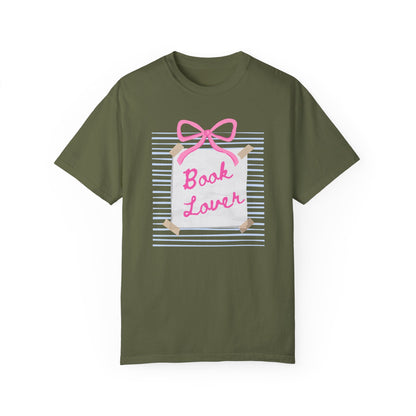 Book Lover Tee Shirt with Bow