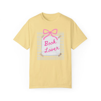 Book Lover Tee Shirt with Bow