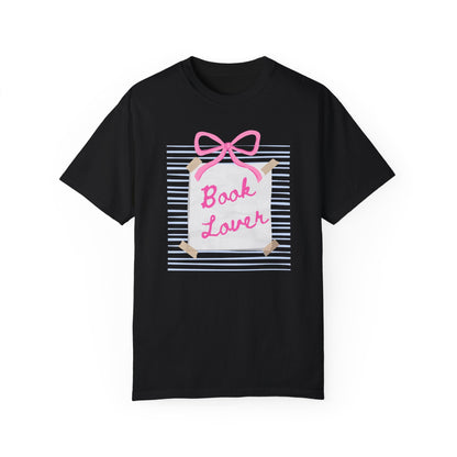 Book Lover Tee Shirt with Bow