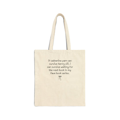Book Lover Tudor History Tote